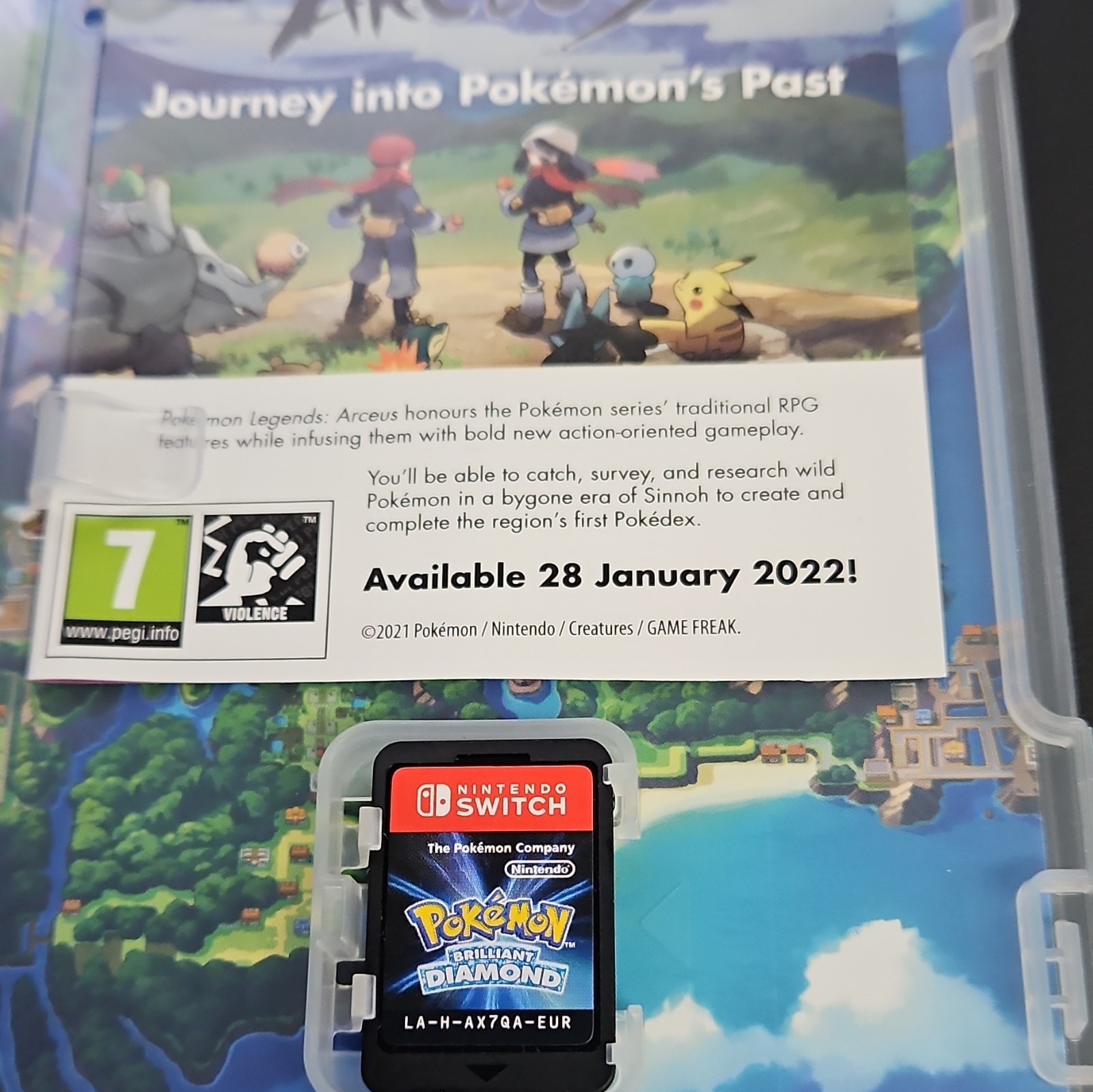 Nintendo Pokemon Brilliant Diamond Switch Multiplayer RPG PEGI 7 2021