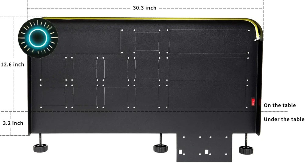 Complete Flight Simulator Cockpit – Compatible with Logitech Saitek Honeycomb