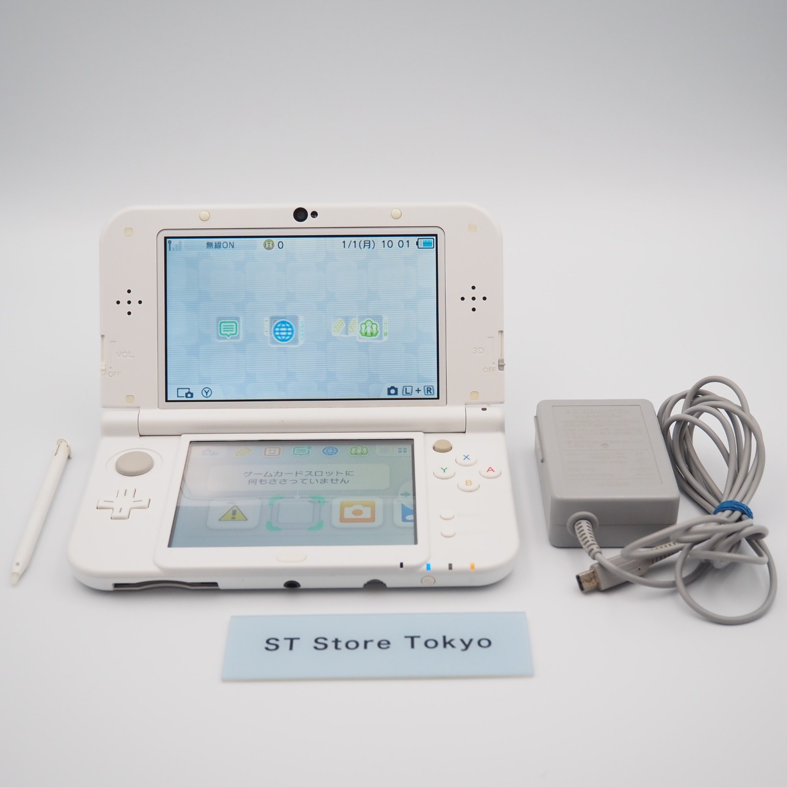 [Dual IPS] New Nintendo 3DS XL LL Pearl White Console Tested working w/Charger