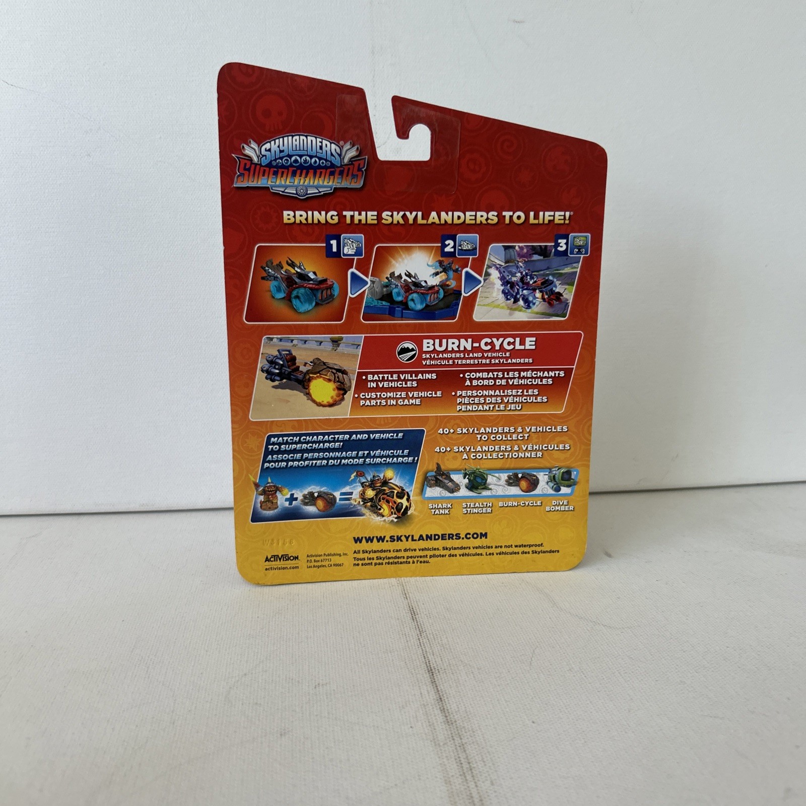 Activision Skylanders SuperChargers: Burn Cycle Fire Land Vehicle NEW