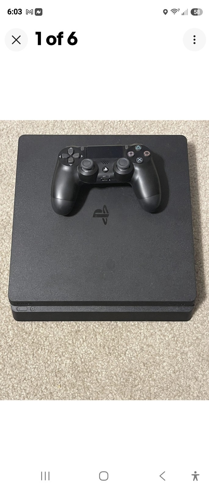 SONY PLAYSTATION 4 WITH 1 CONTROL AND GTA THRILIGY EDITION