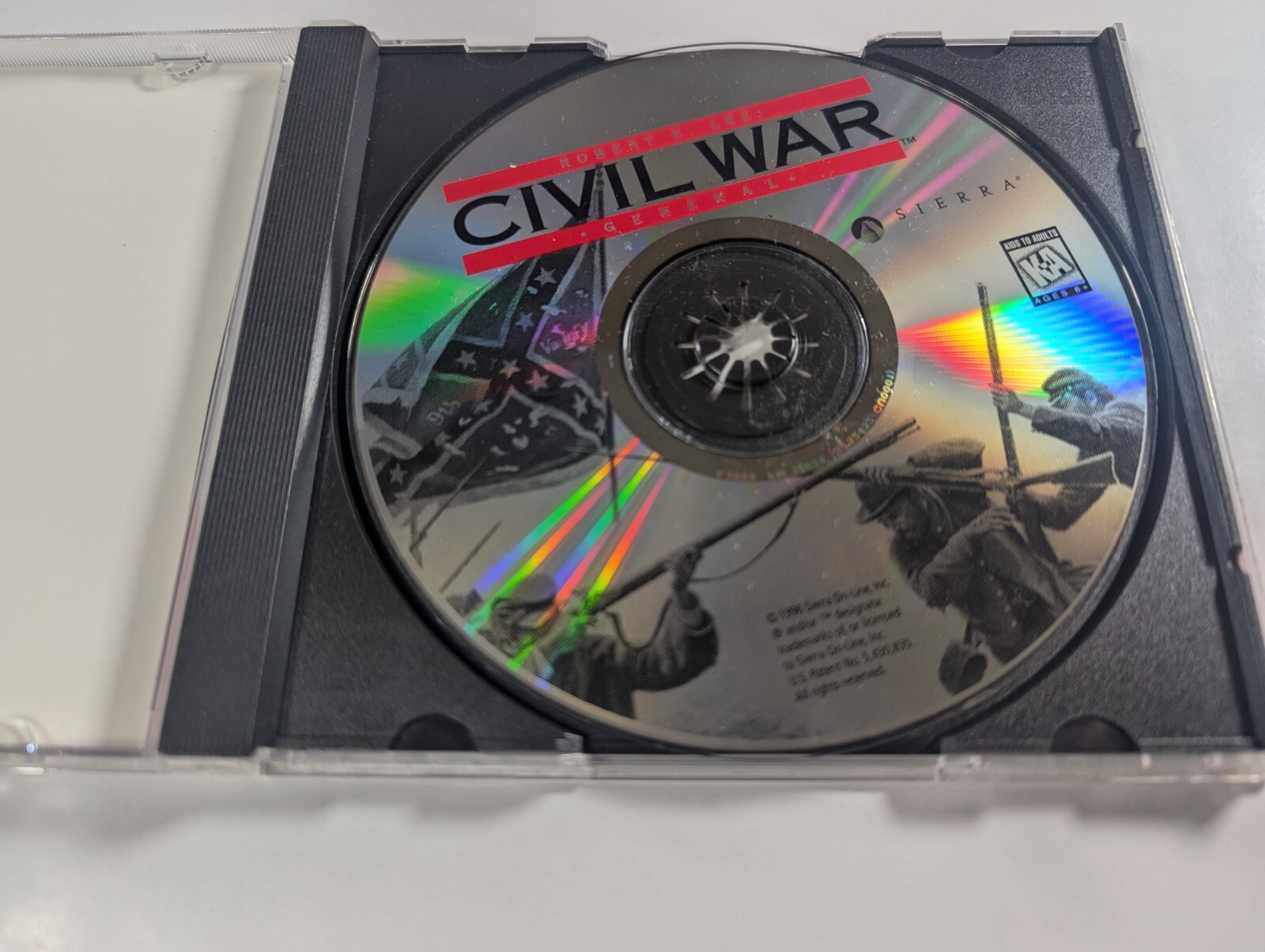 Civil War Robert E Lee PC Game CD 1996 Vintage Video Games