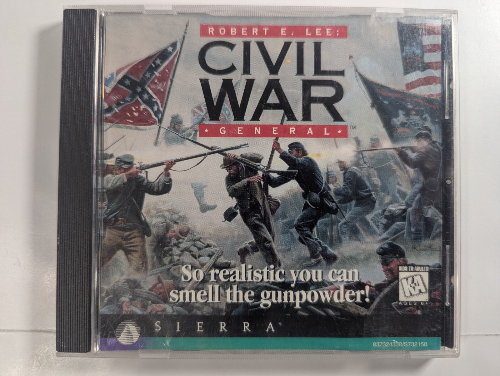 Civil War Robert E Lee PC Game CD 1996 Vintage Video Games