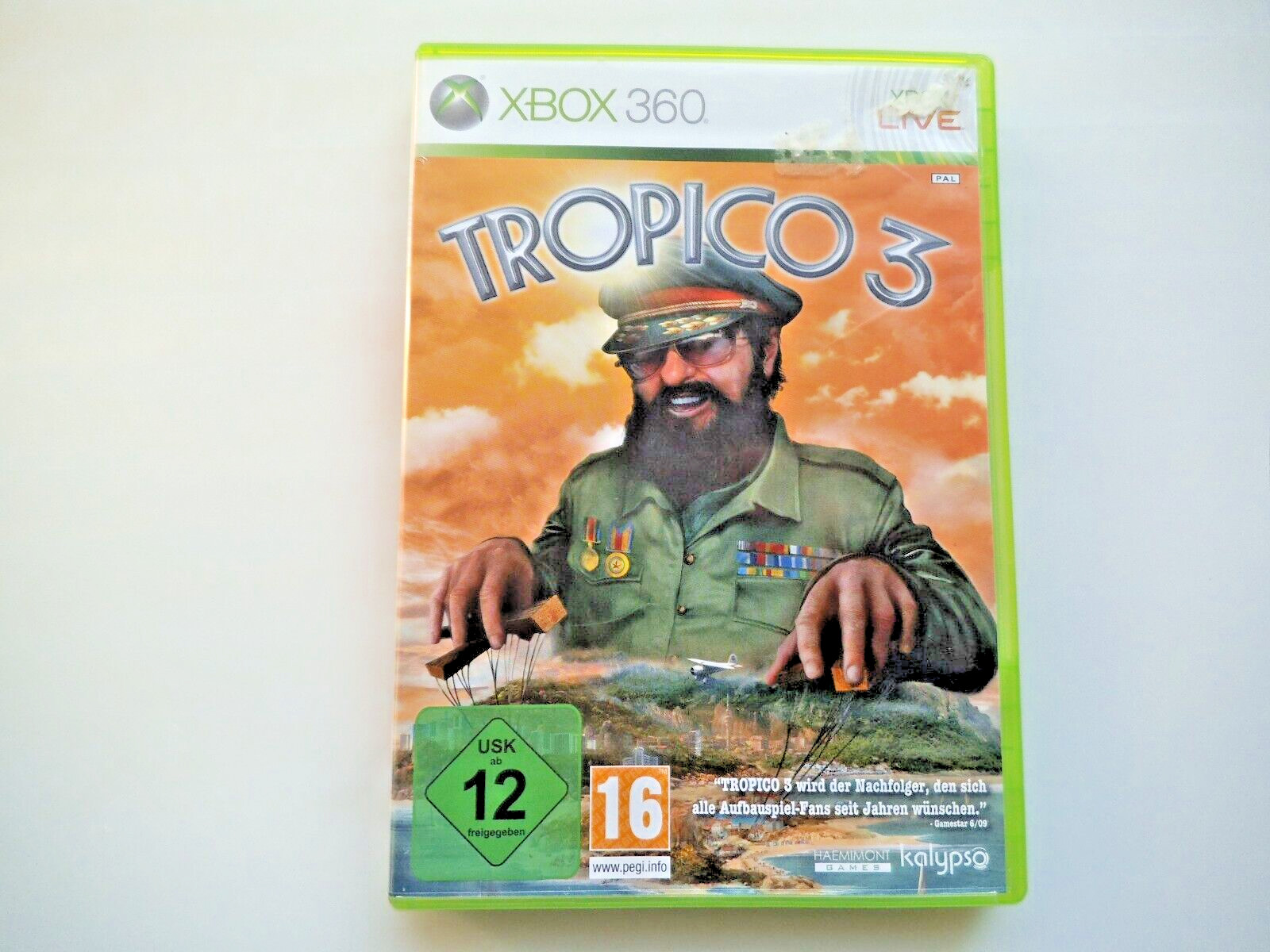 TROPICO 3 (Microsoft XBOX 360) original packaging without manual