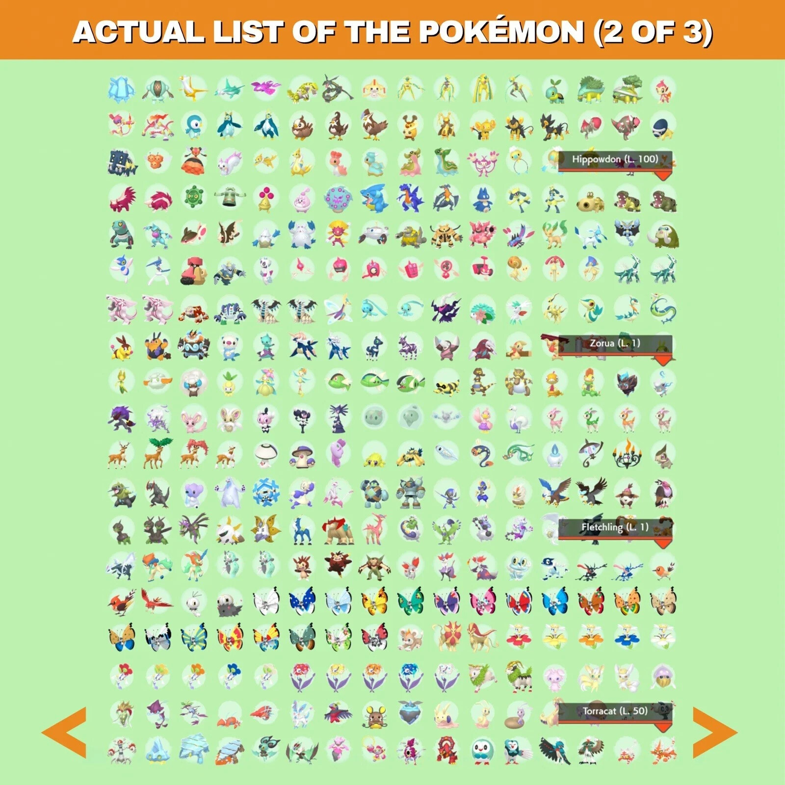 Pokémon Scarlet Violet Complete Shiny Living Dex Pokemon Champions
