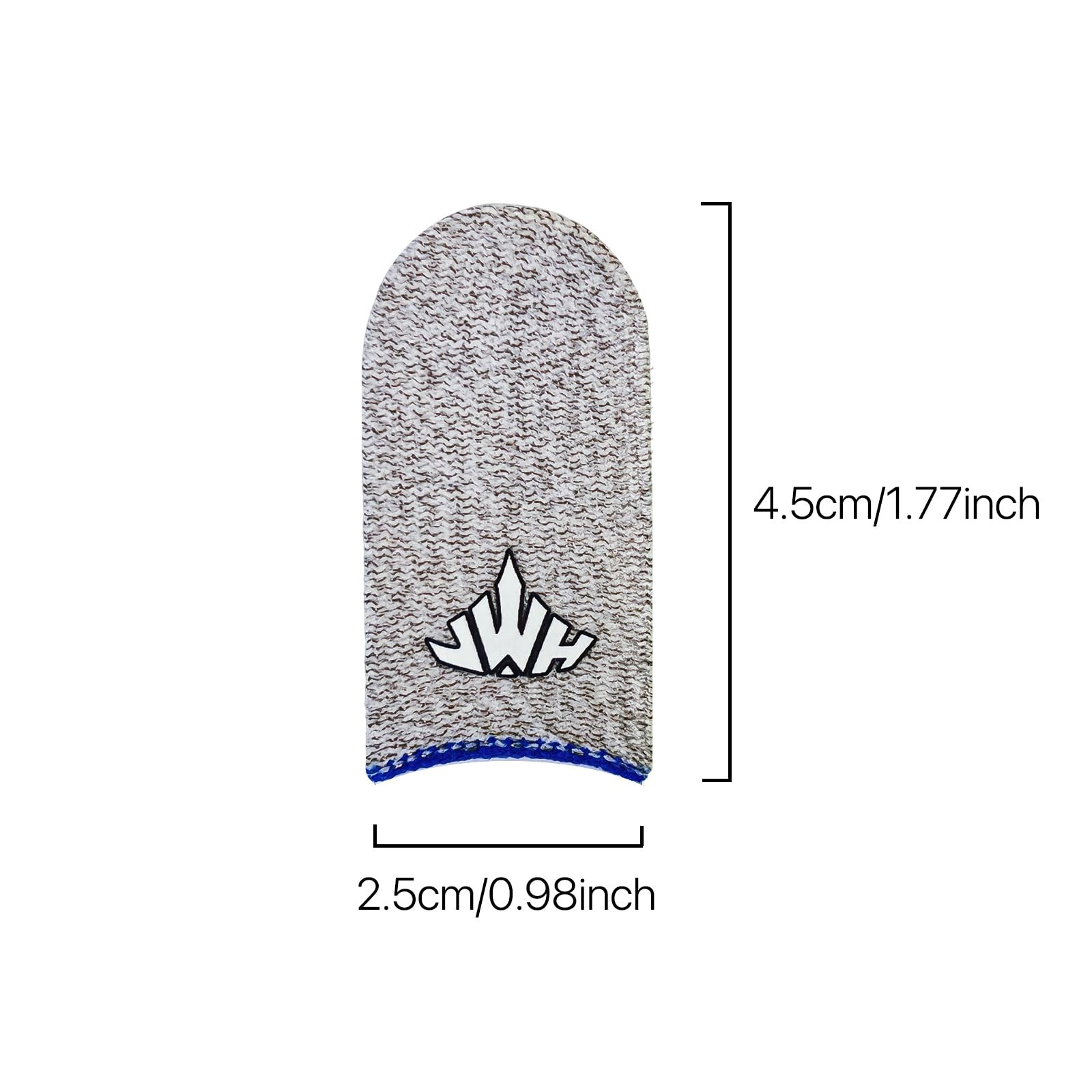 Ultra-Thin Silver Fiber Gaming Finger Sleeves,White Thumb Sleeves Gaming Cots…