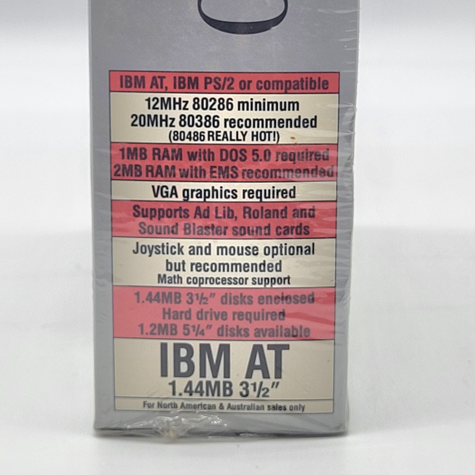 Falcon 3.0 IBM PC Box Manual Maps Docs No Disks Spectrum Holobyte