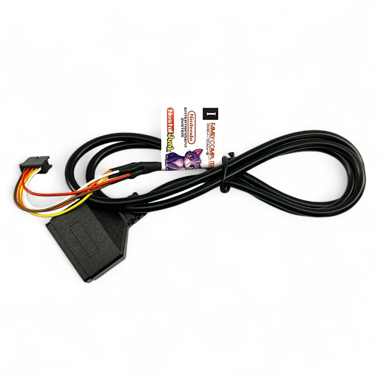 Famicom to NES Controller Cable 5-Pin Adapter Handmade 3ft Plug & Play Nintendo