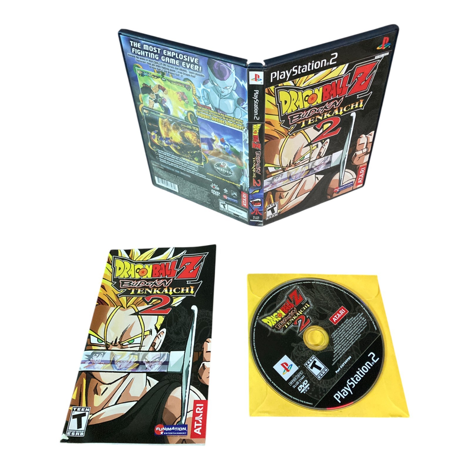 Sony PlayStation 2 PS2 CIB COMPLETE Dragon Ball Z: Budokai Tenkaichi 2 2006 BL