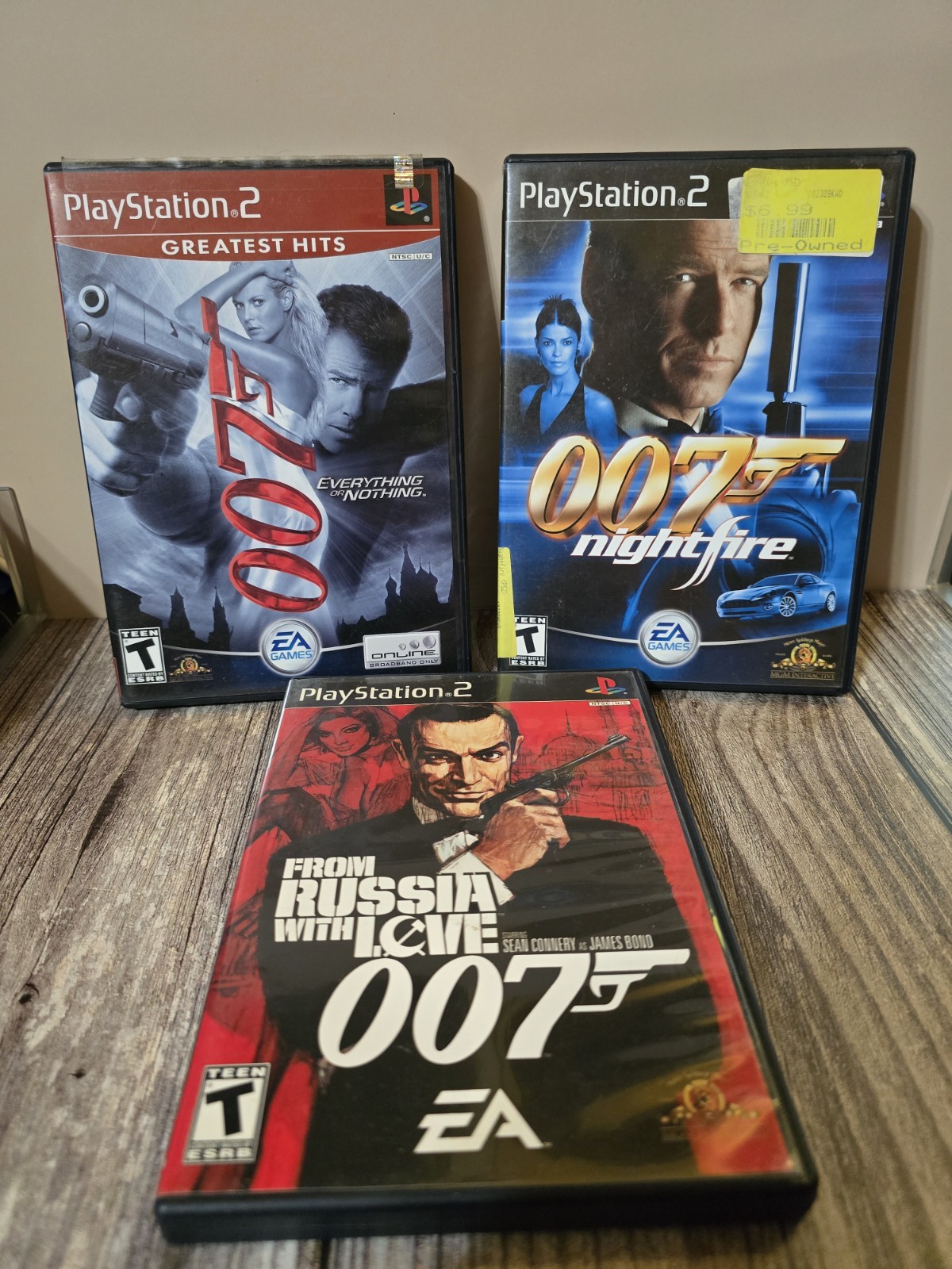 Playstation 2 007 Greatest Hits From Russia With Love Nightfire Lot