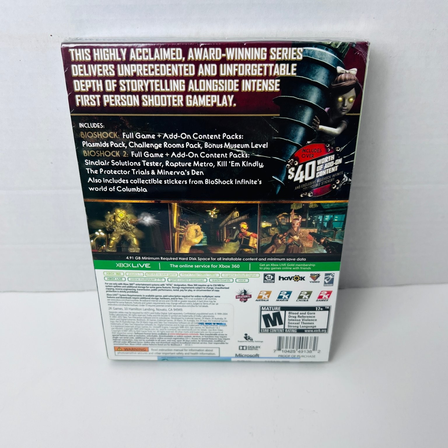 BioShock Ultimate Rapture Edition Xbox 360 Video Game New Sealed