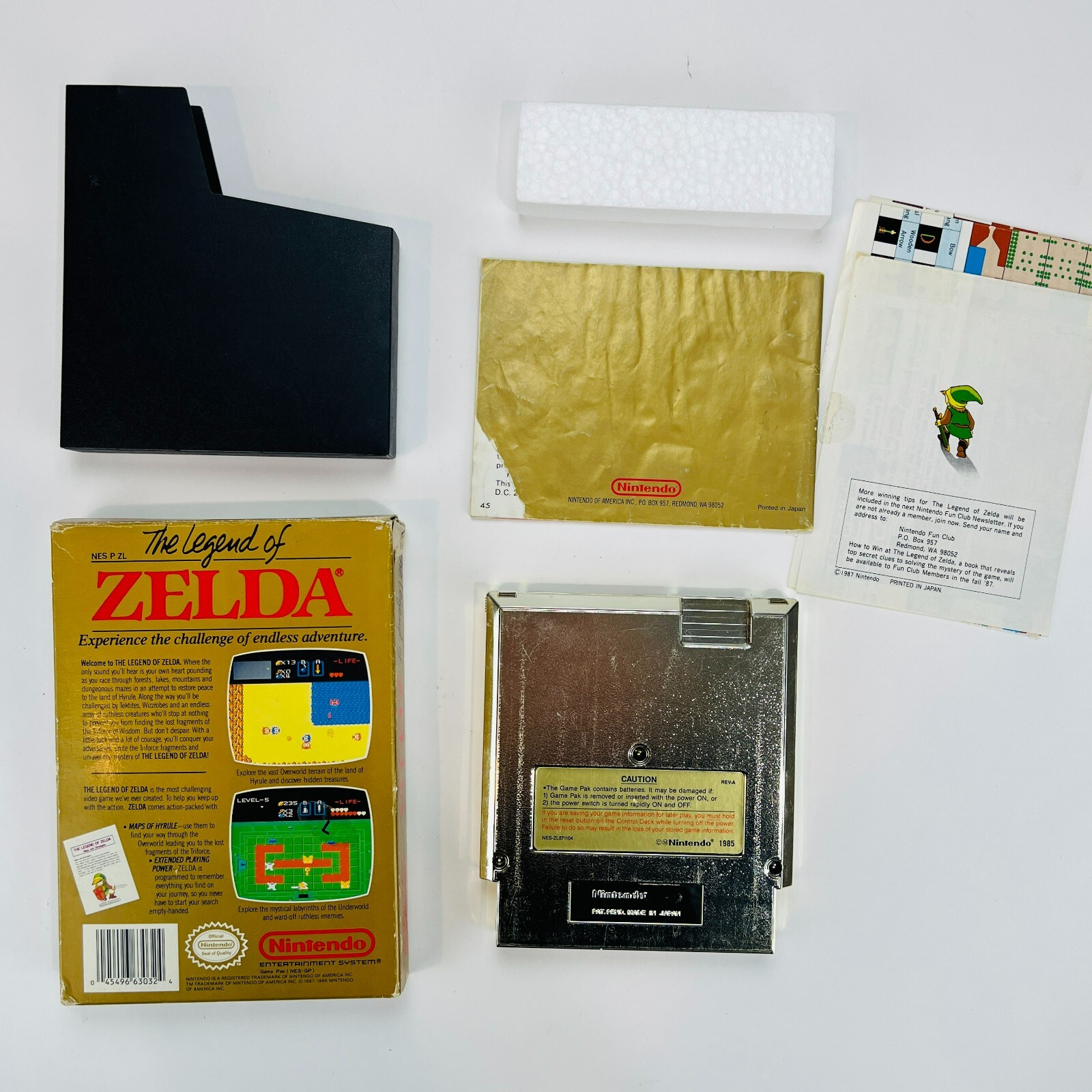The Legend of Zelda – Nintendo NES, 1987 CIB Complete in Box Oval Free Ship!