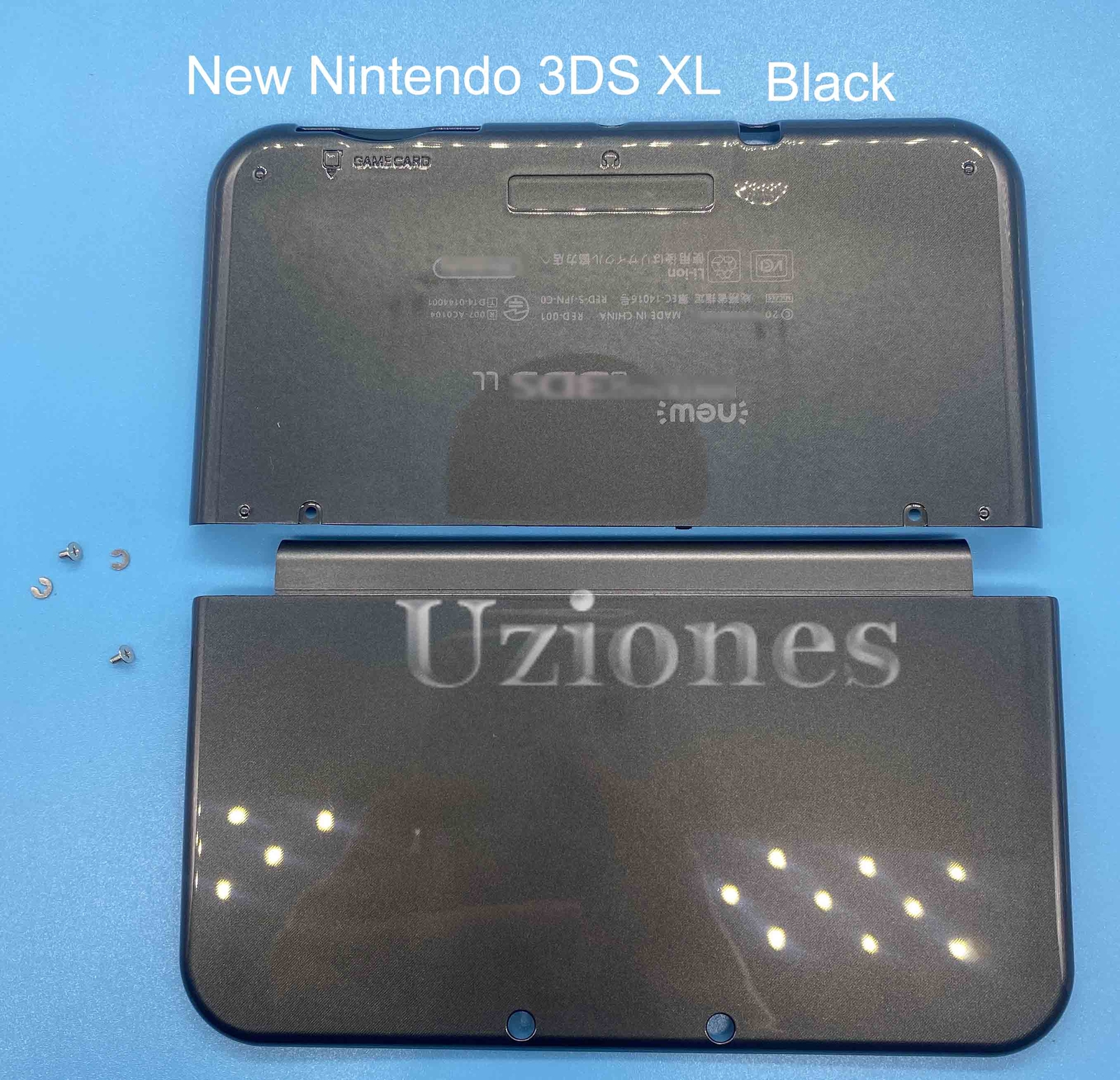A+E Cover Shell Housing Front Back Case Replace For New Nintendo 3DS XL/LL Black