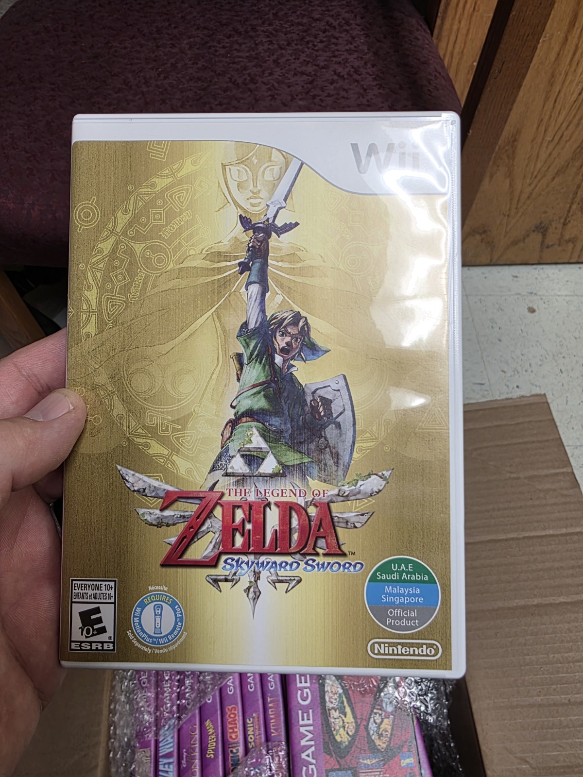 Legend of Zelda: Skyward Sword Wii CIB U.A.E./Saudi/Singapore/Malaysia Edition