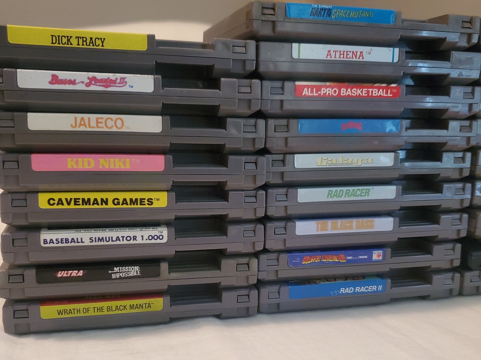 Bulk Lot of 26 Nintendo NES Games – Various Titles – Tested