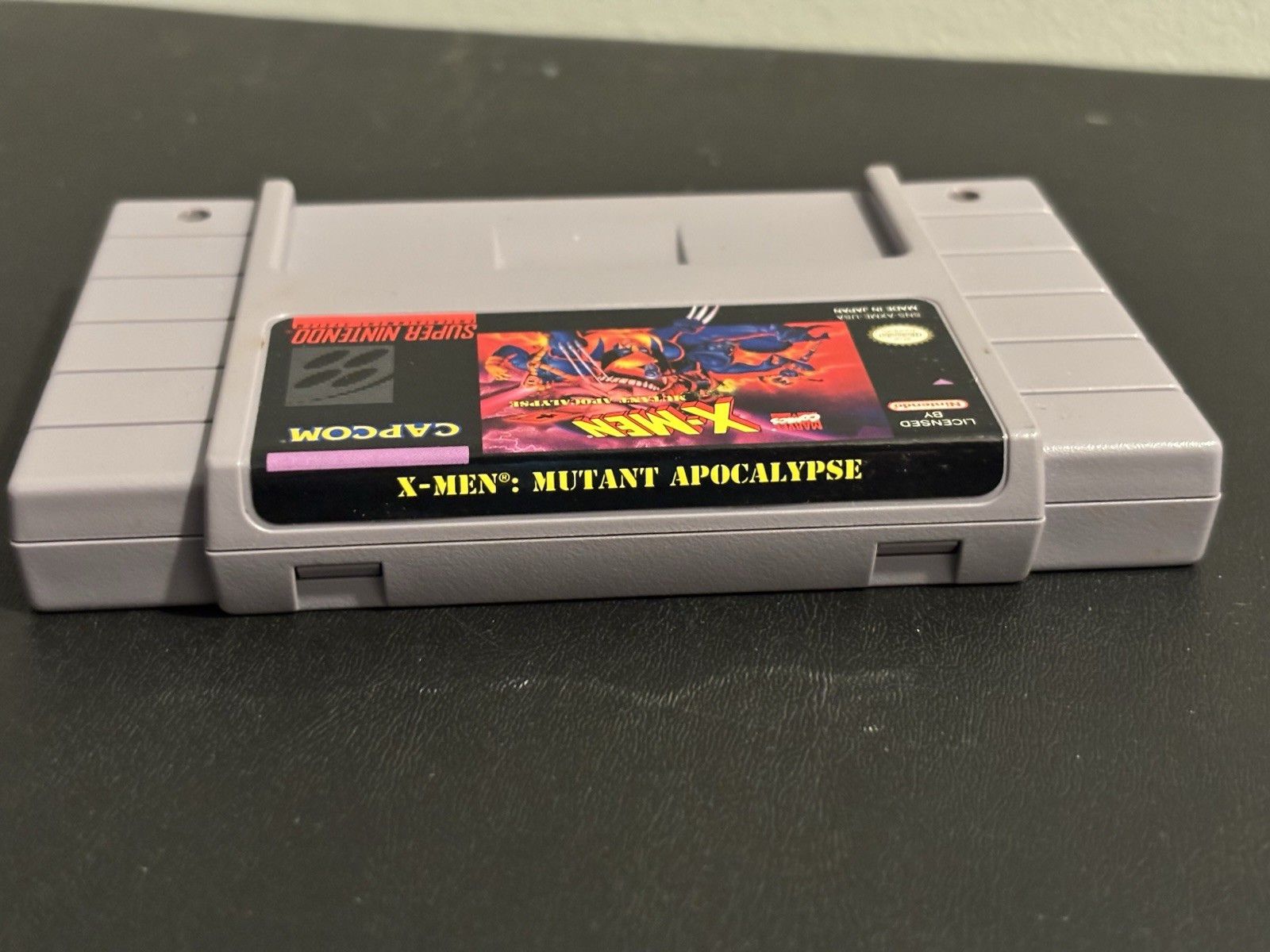 X-Men: Mutant Apocalypse (SNES Super Nintendo 1994) Box Manual & Cart Authentic