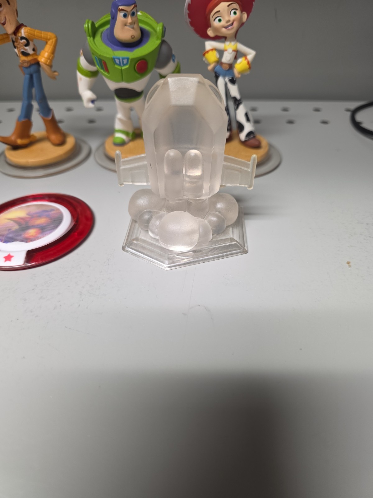 Disney Infinity 1.0 Toy Story lot 4 Woody, Buzz Lightyear, Crystal & Jessie