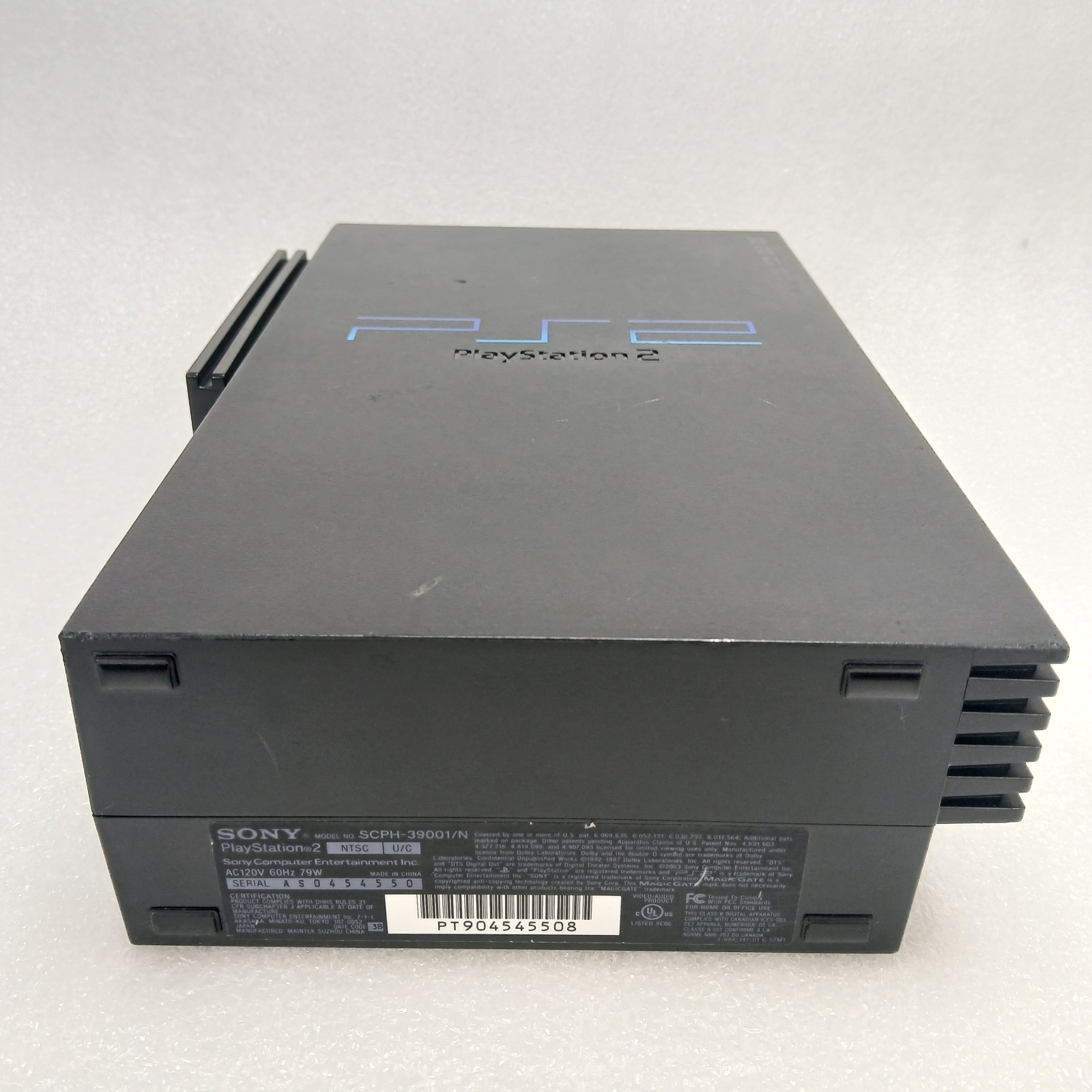Sony PlayStation 2 PS2 Fat SCPH-39001 Console and SATA Adapter Tested & Working