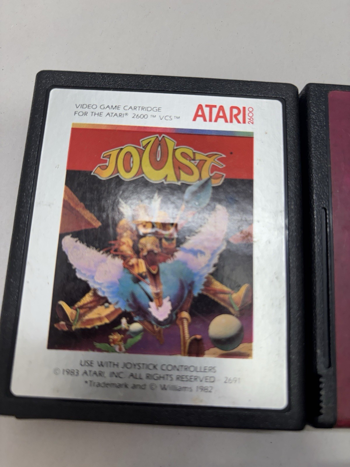 Vintage Atari 2600 Lot 5 Joust River Raid Freeway Laser Blast Karate Tested