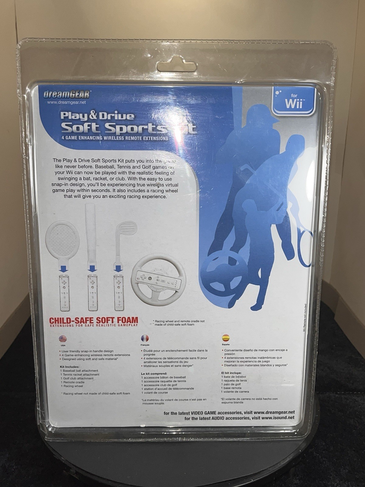 Dreamgear DGWII-1058 Play and Drive Soft Sports Kit for Nintendo wii new sealed