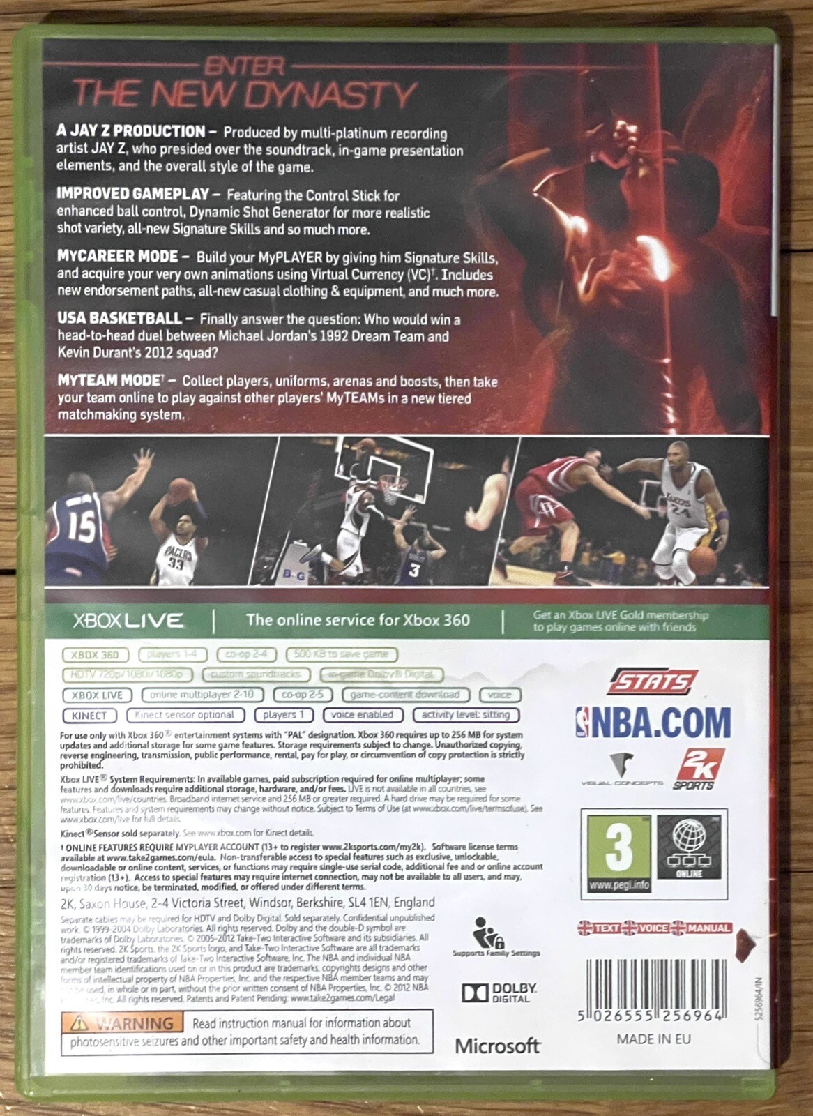 NBA 2K13 – Xbox 360 XBOX 360Better With Kinect Sensor 2K Sports Jay Z Microsoft