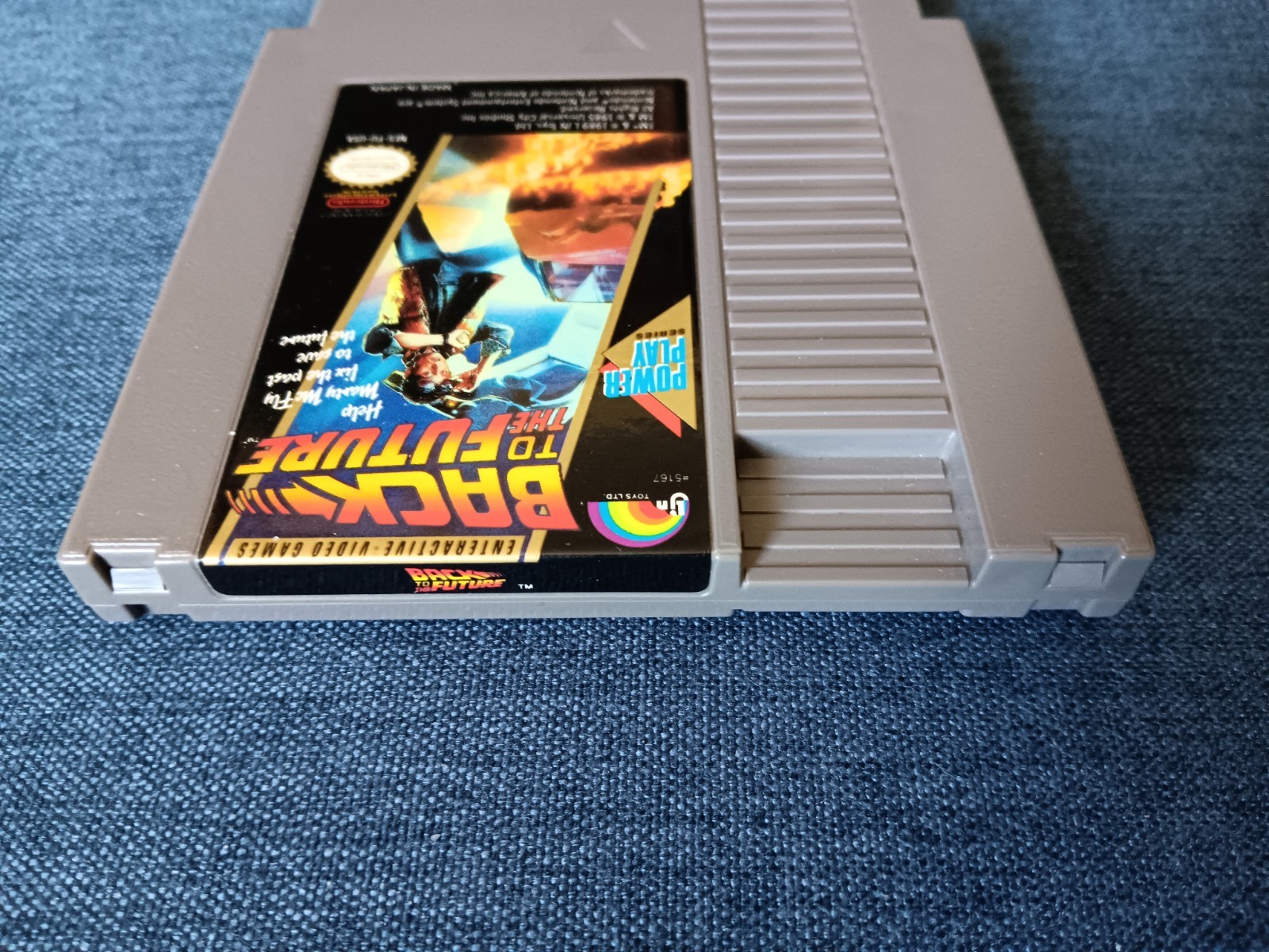Back to the Future (LJN, 1989) NES Game w/ Box & Manual ~ Tested & Working