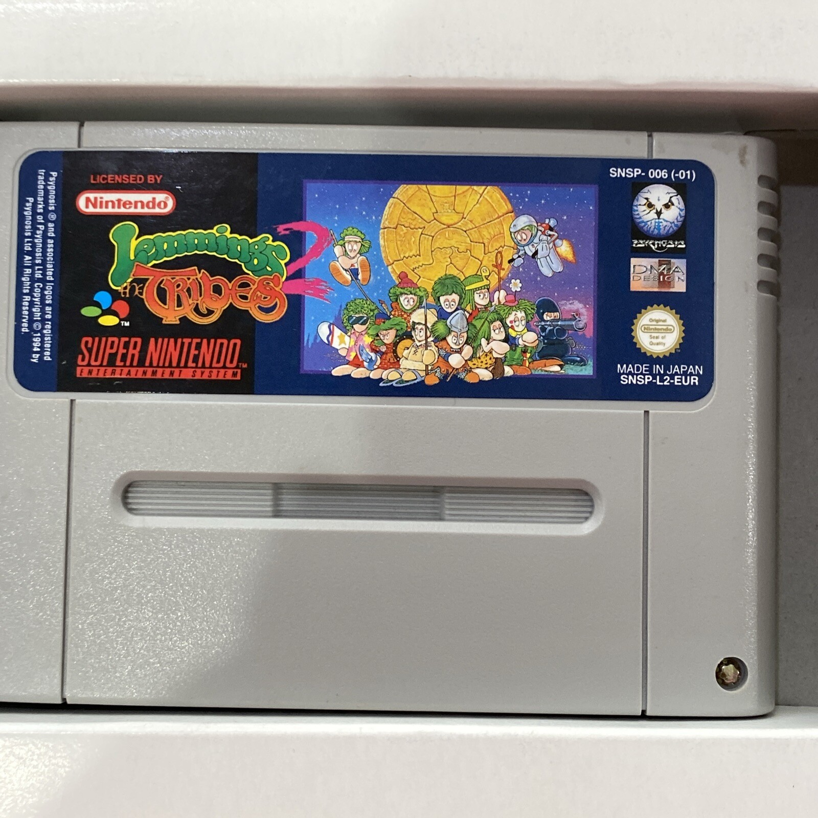 Lemmings 2: The Tribes Super Nintendo SNES Complete CIB Great Shape! Rare!!!