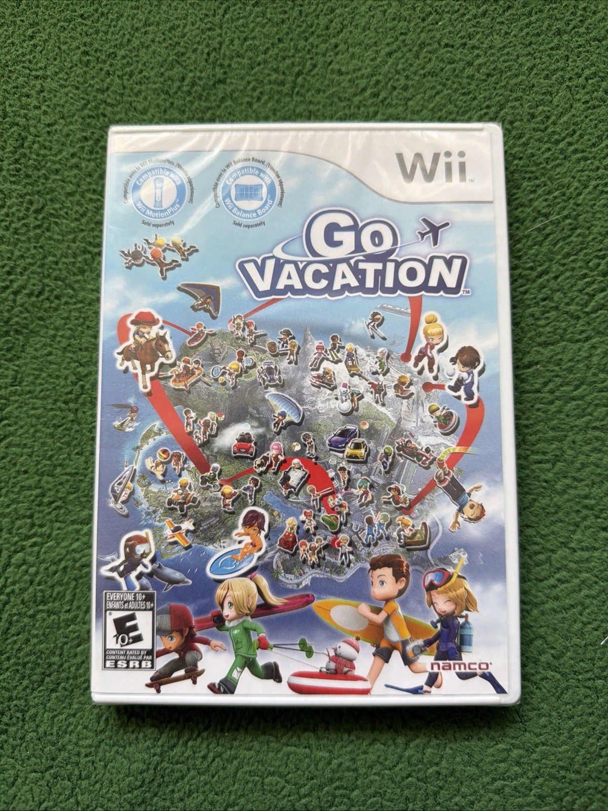 Brand New & SEALED Go Vacation (Nintendo Wii, 2011) FACTORY SEALED Rare