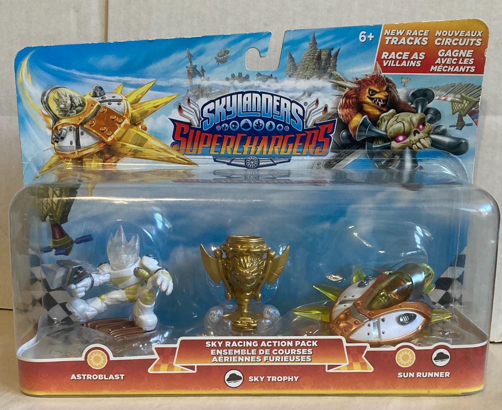 Skylander Supercharger Legendary Sky Racing Action Pack