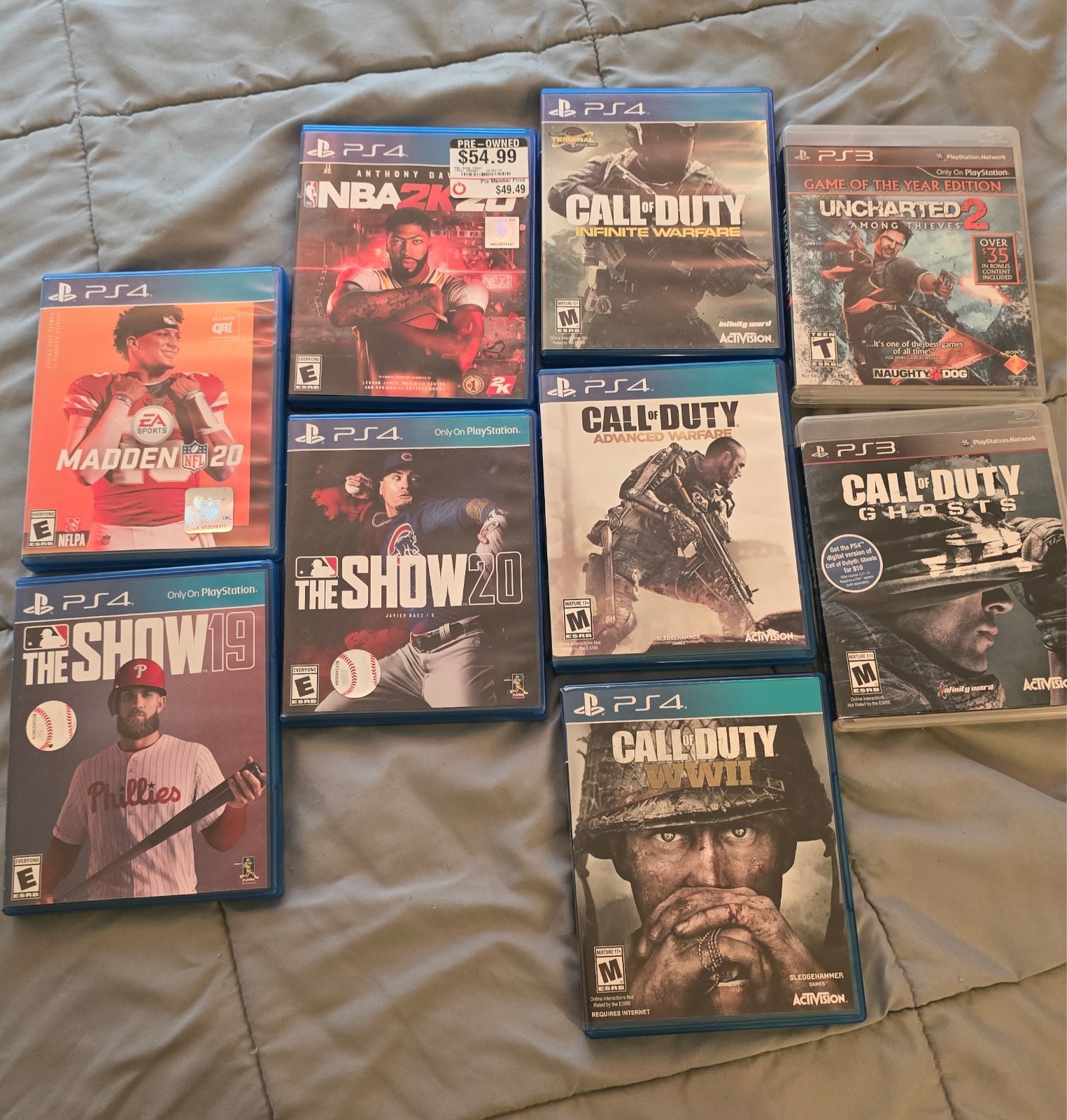 PS4 Slim 1TB Console Black + Controller & 7 Game Bundle – Call of Duty, Sports