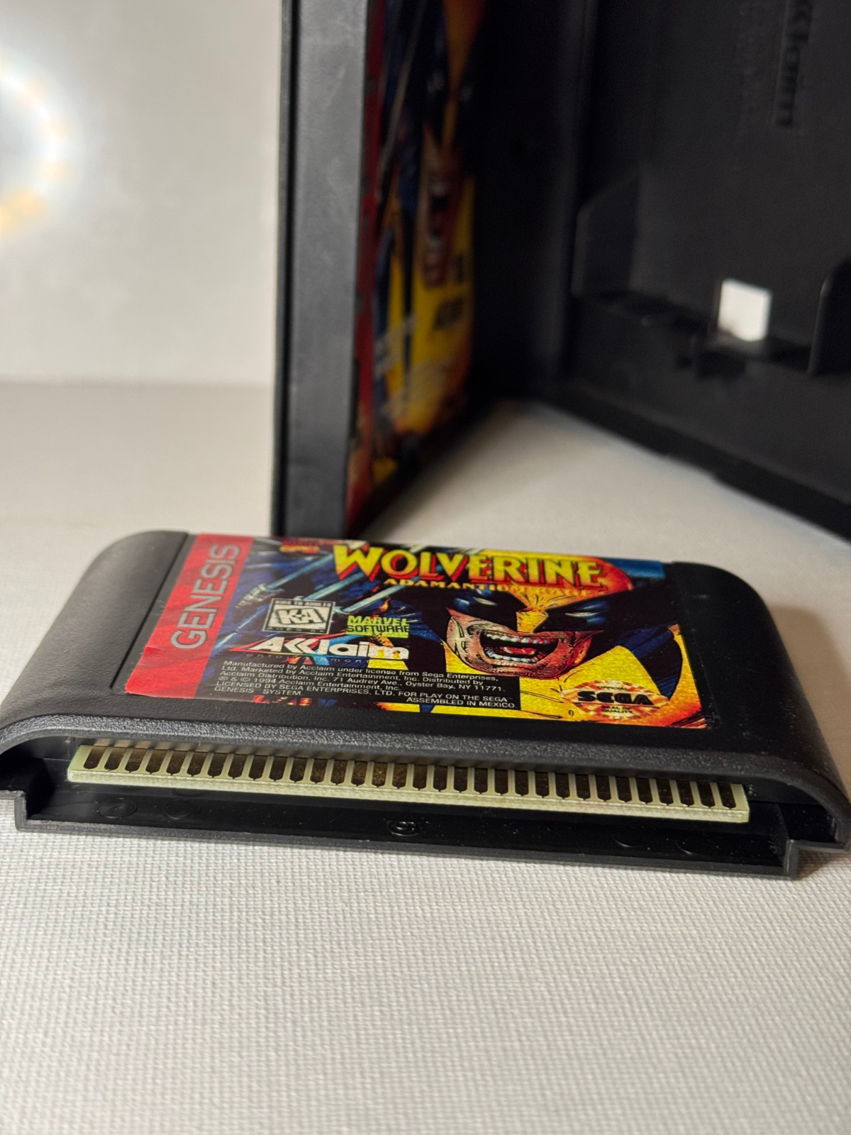 Wolverine: Adamantium Rage Sega Genesis 1994 CIB Cartridge Box Manual