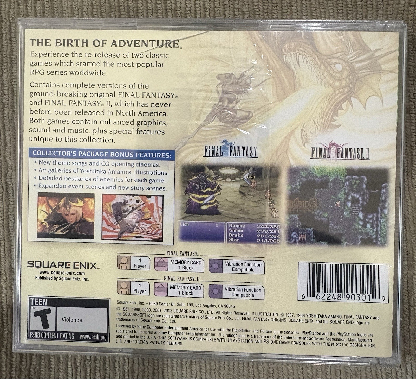 Sealed PlayStation Bundle (FF Origins, Metal Slug Anthology, Rogue Galaxy)