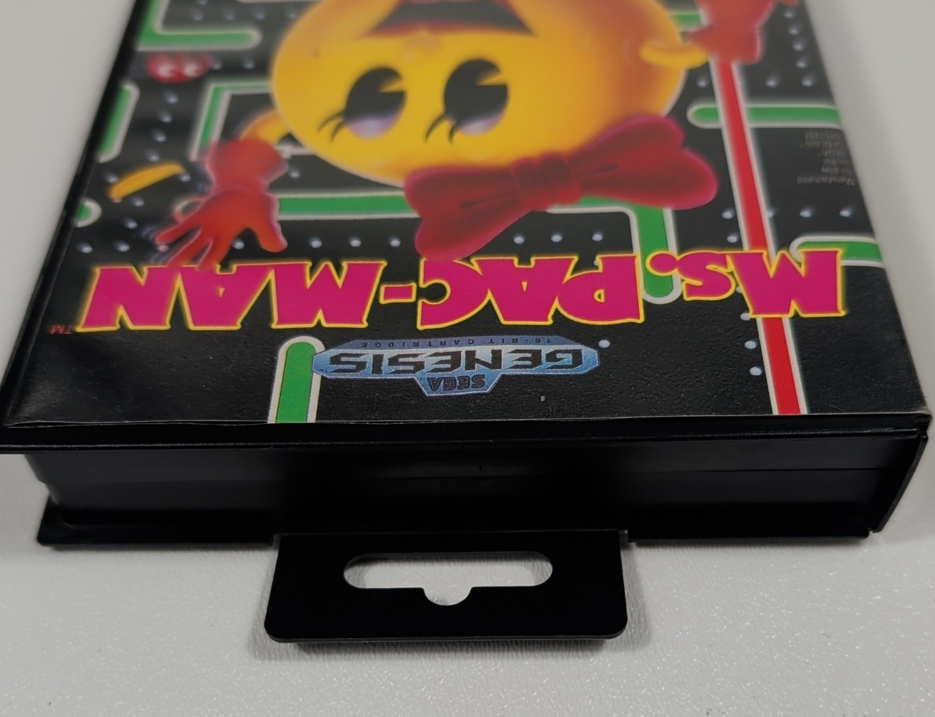 SEGA Genesis Ms. Pac-Man EMPTY Hard Clamshell Replacement Case