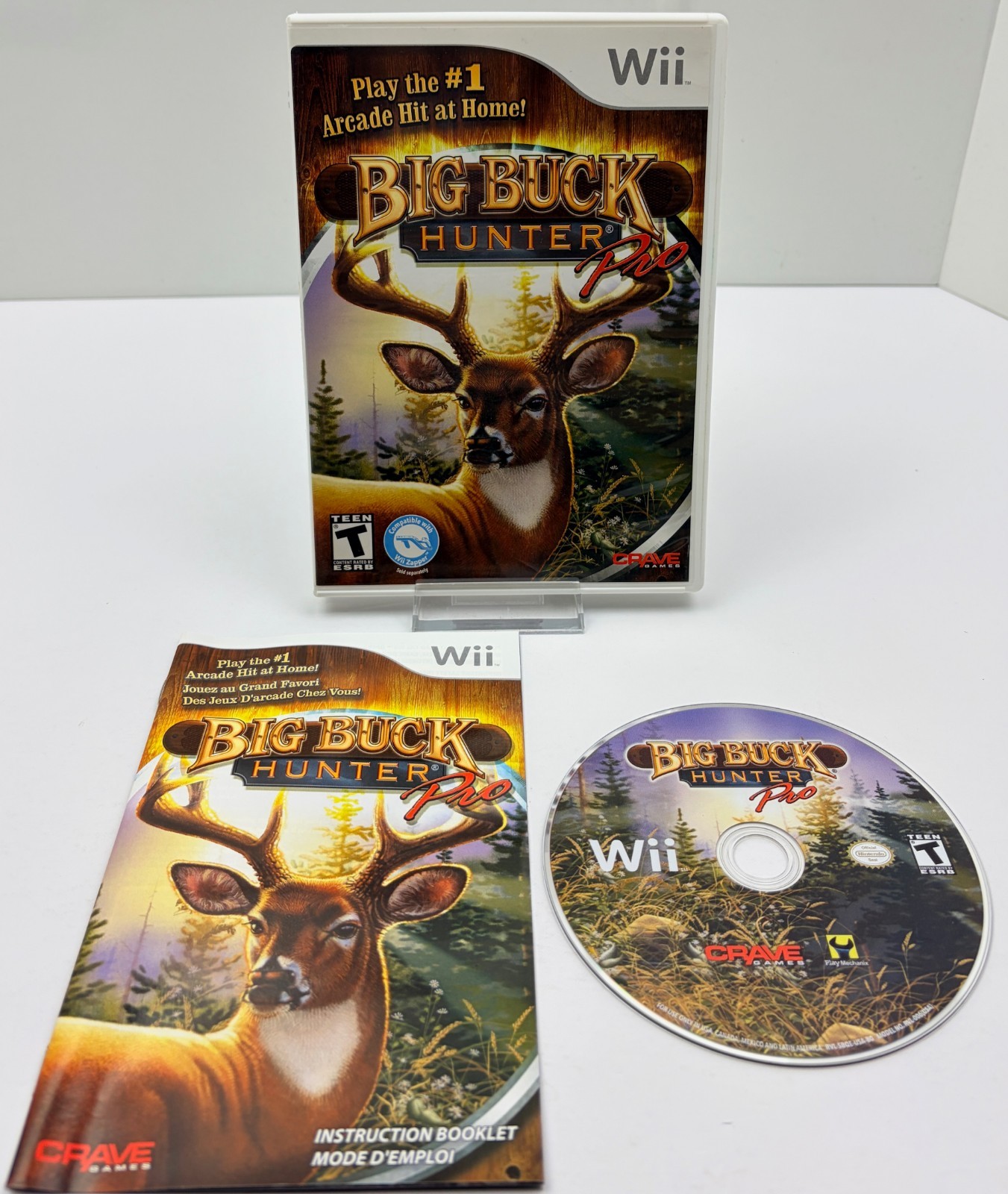 Big Buck Hunter Pro (Nintendo Wii, 2010) CIB