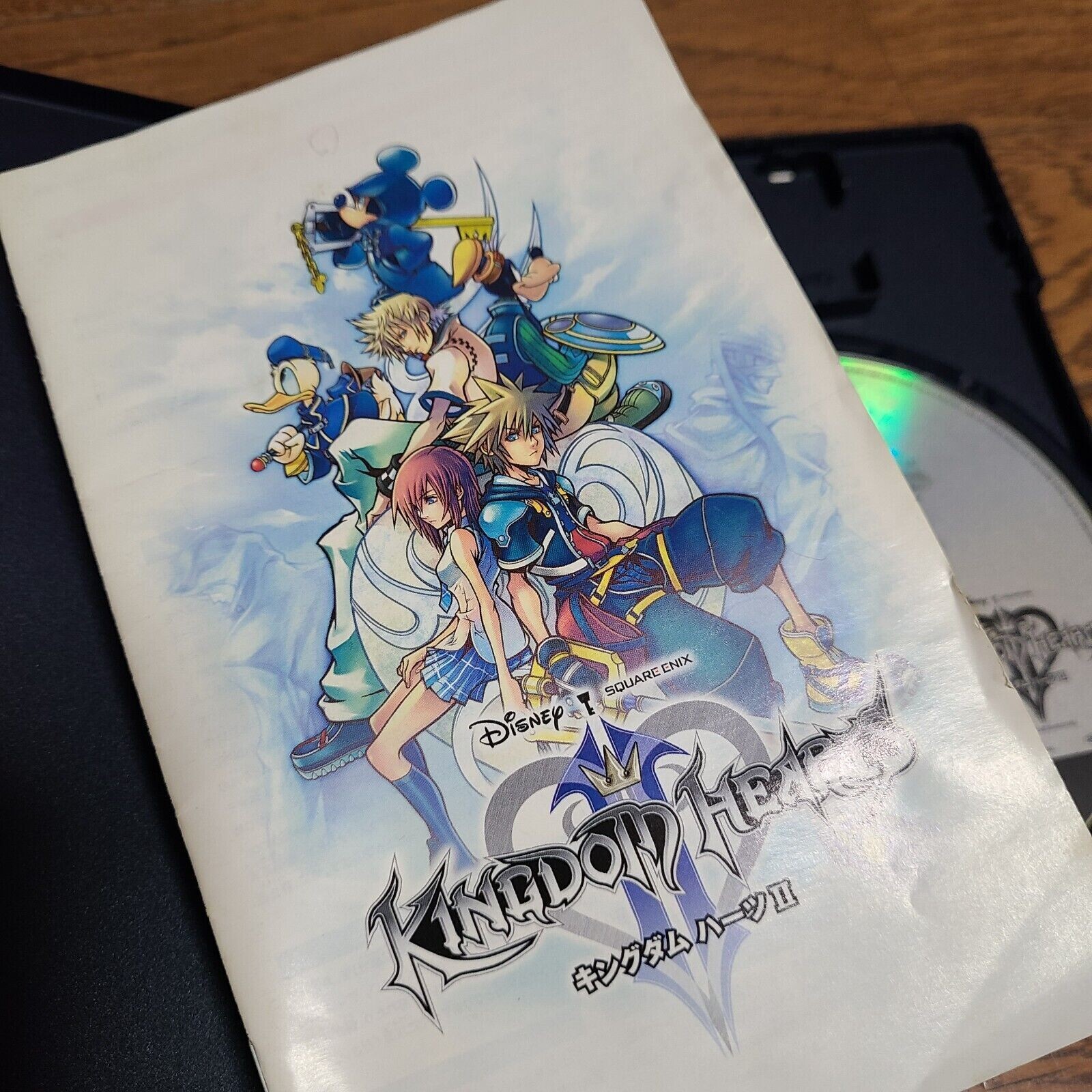 Lot 2 Kingdom Hearts 1&2 Japan PS2 Sony Playstation 2 Complete ship by FedEx