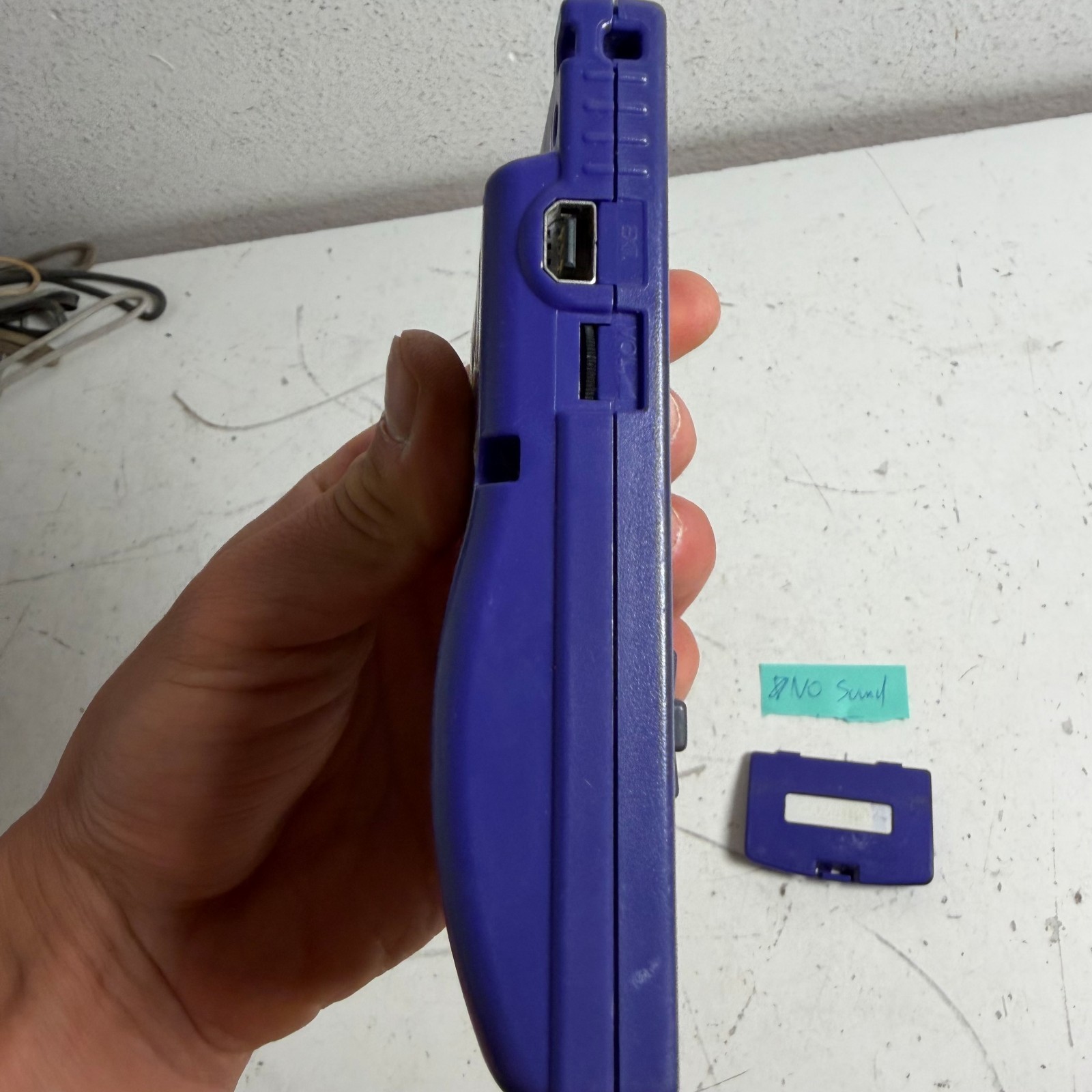 Nintendo Game Boy Color CGB-001 Purple LCD Display Handheld Gaming Console