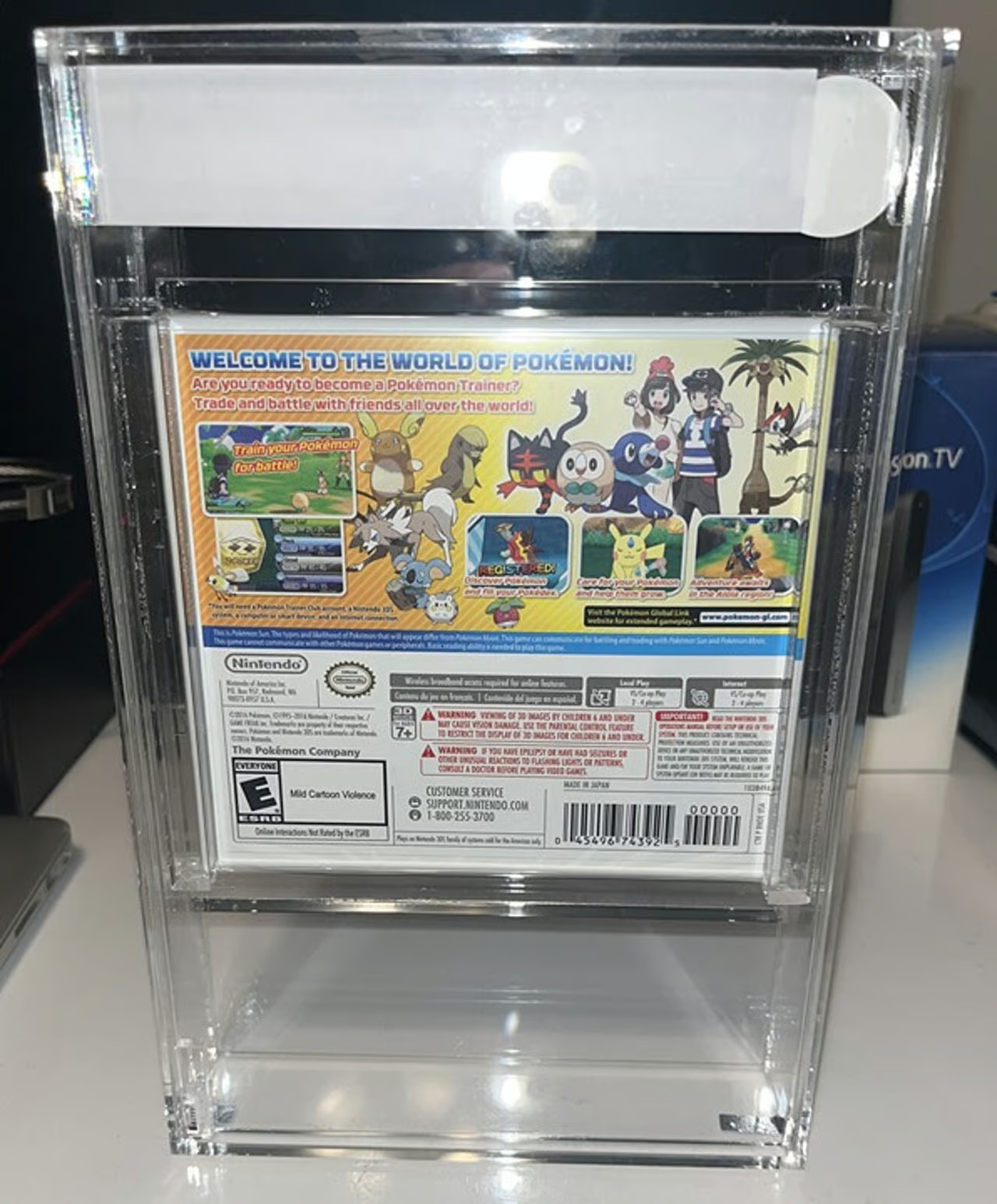 Pokemon Sun Nintendo 3DS IGS Graded 9.5 / 9 Gem Mint Brand New Sealed!