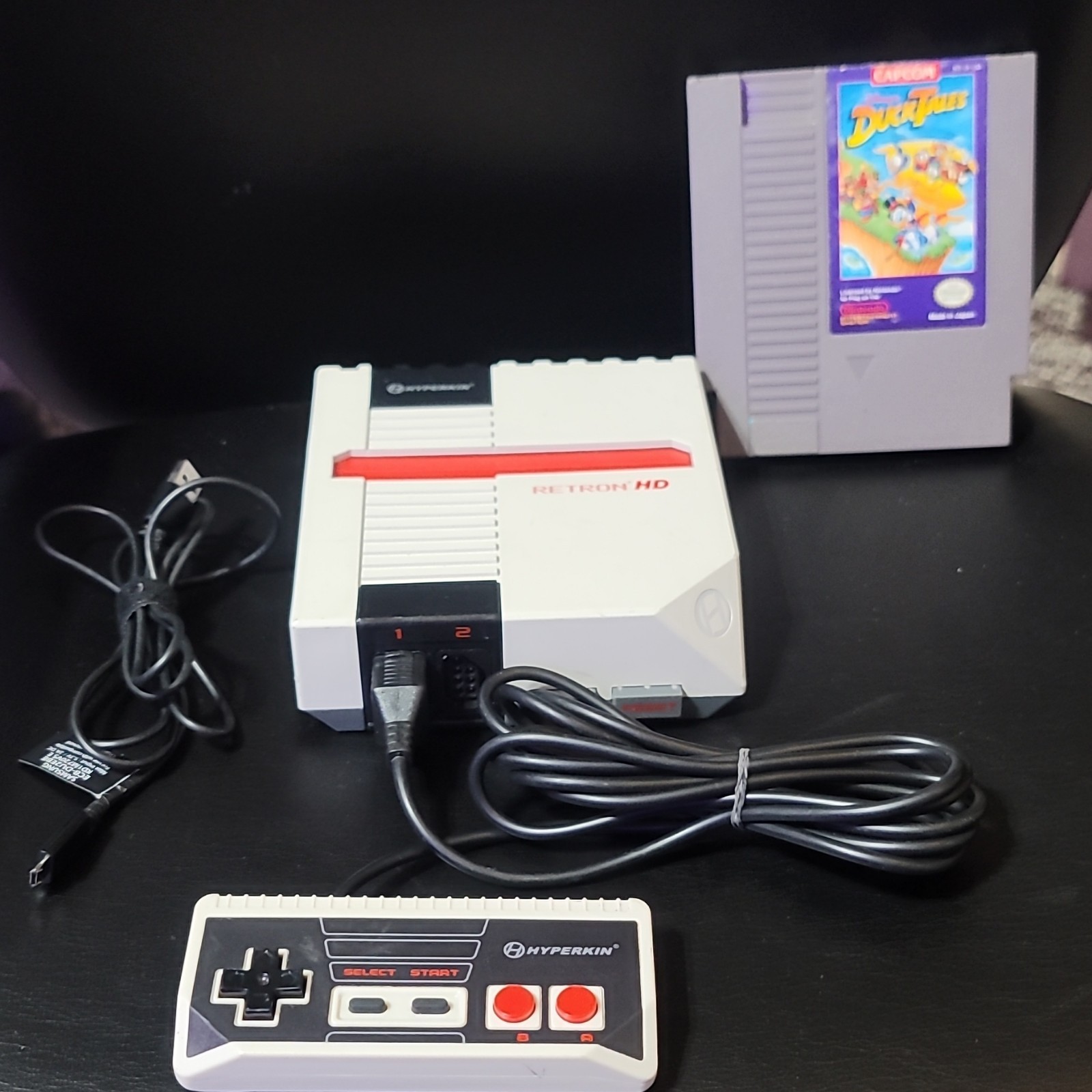 Hyperkin RetroN HD NES Console Gray 720p HDMI PAL/NTSC Switch w/ Controller