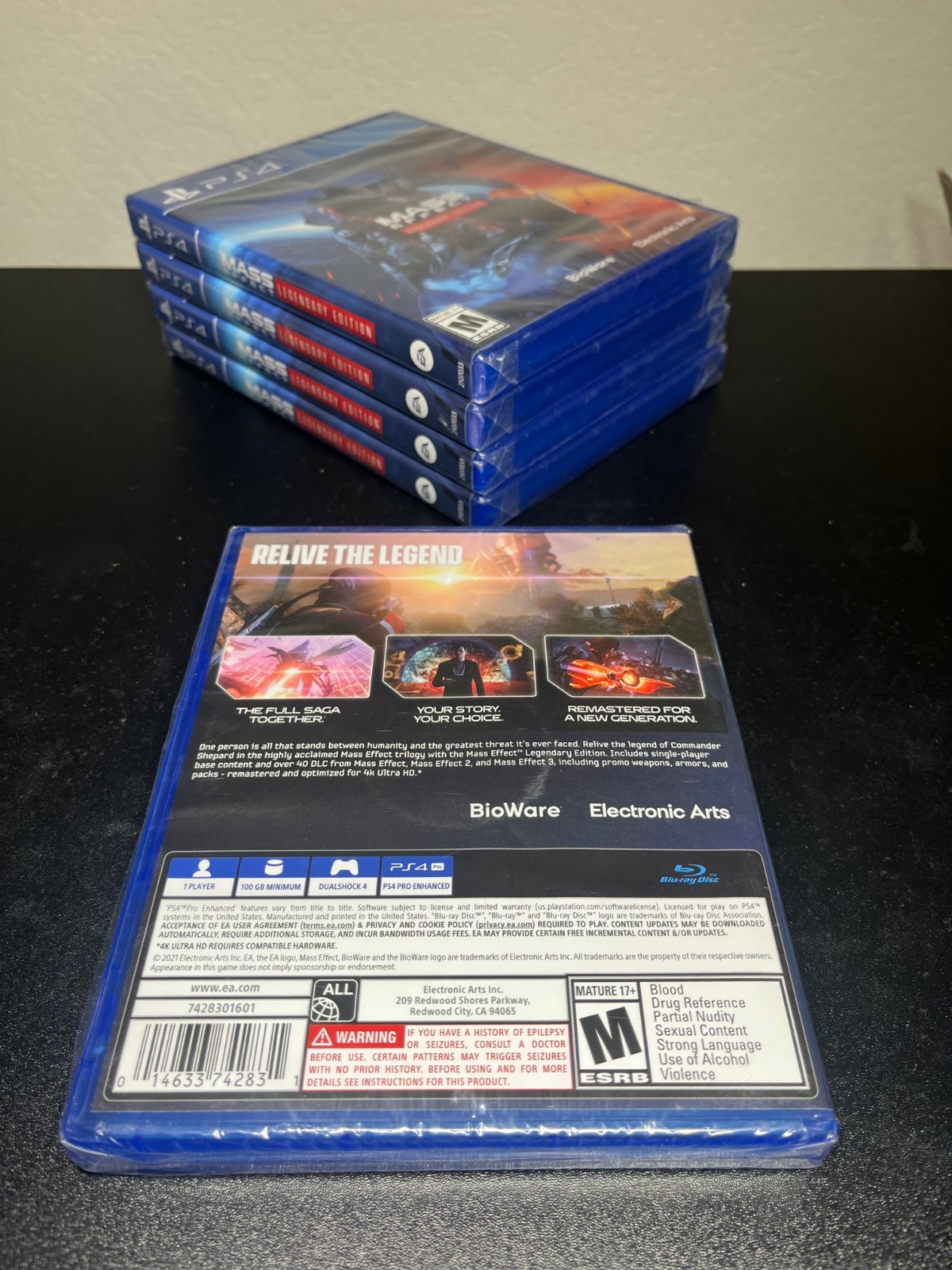 Mass Effect Legendary Edition PlayStation 4 PS4 🔥Fast Ship🔥Sealed – Read Desc