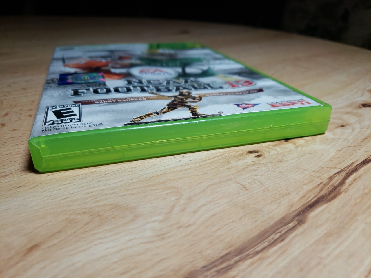 NCAA Football 13 Microsoft Xbox 360, 2012 Case, Artwork + Warranty Card NO GAME