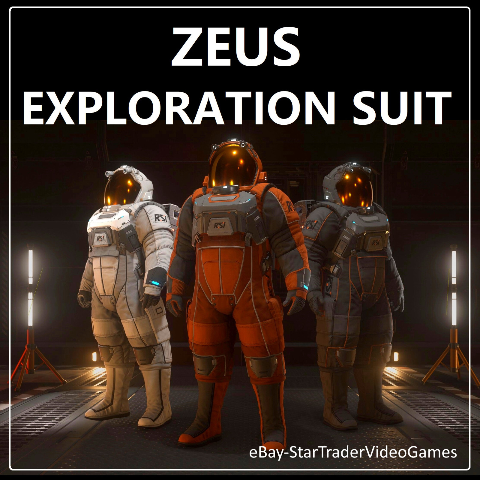 STAR CITIZEN – ZEUS EXPLORATION SUIT – 3 VERSIONS