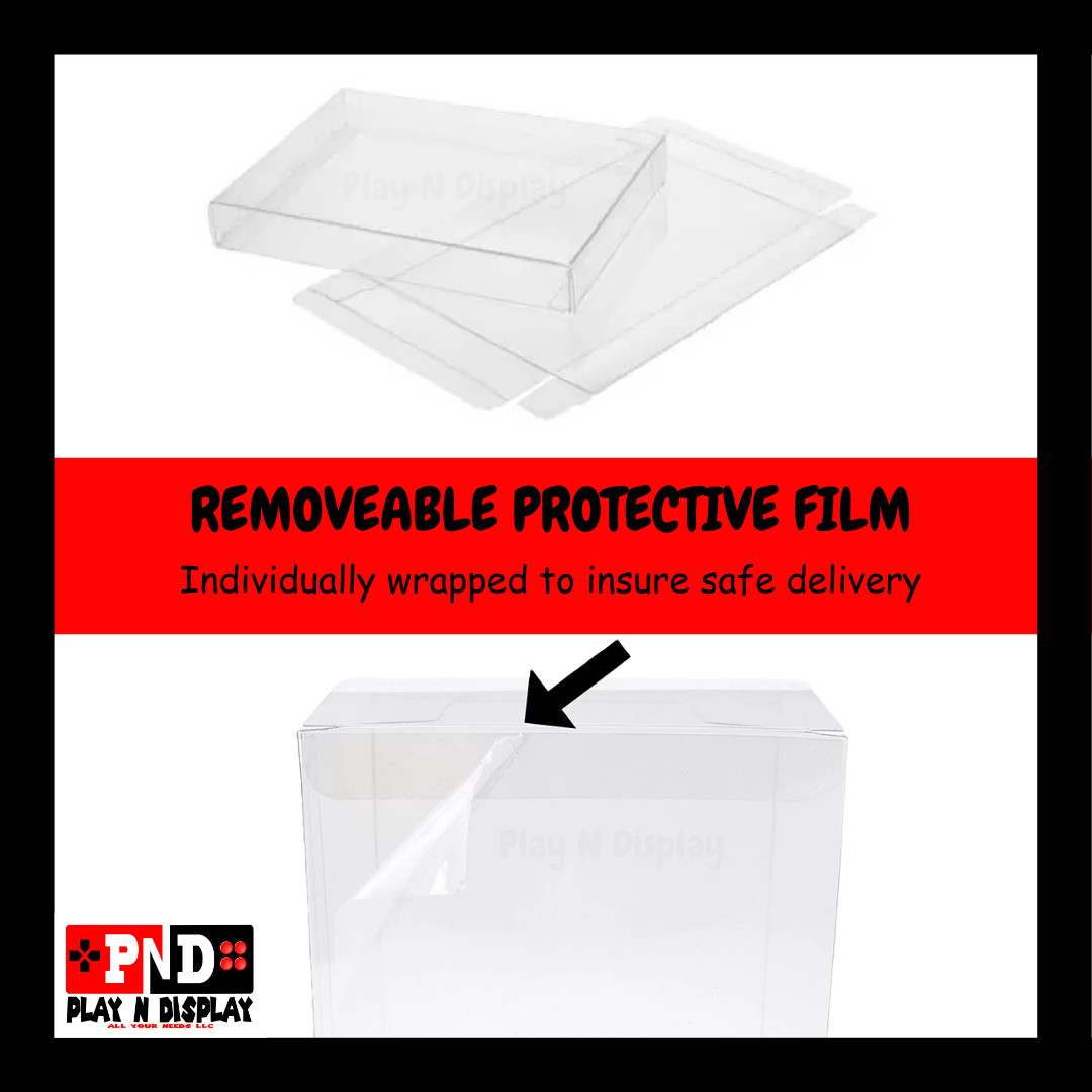 1 PLAYSTATION ONE 1 & CD DUEL JEWEL CASE PROTECTIVE SLEEVE BOX PROTECTOR CLEAR