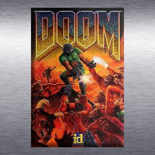 DOOM and DOOM II Video Game Box Art *PC* High Quality Magnet / Set