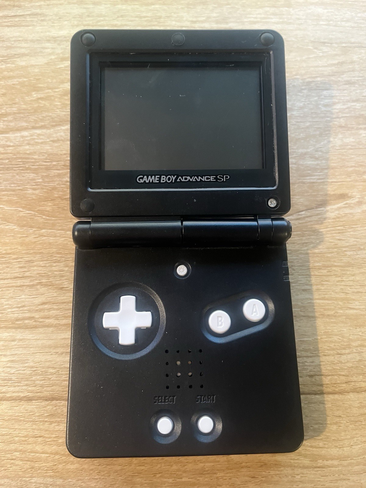 Nintendo Game Boy Advance SP Handheld Console Onyx Black Tested Working Good