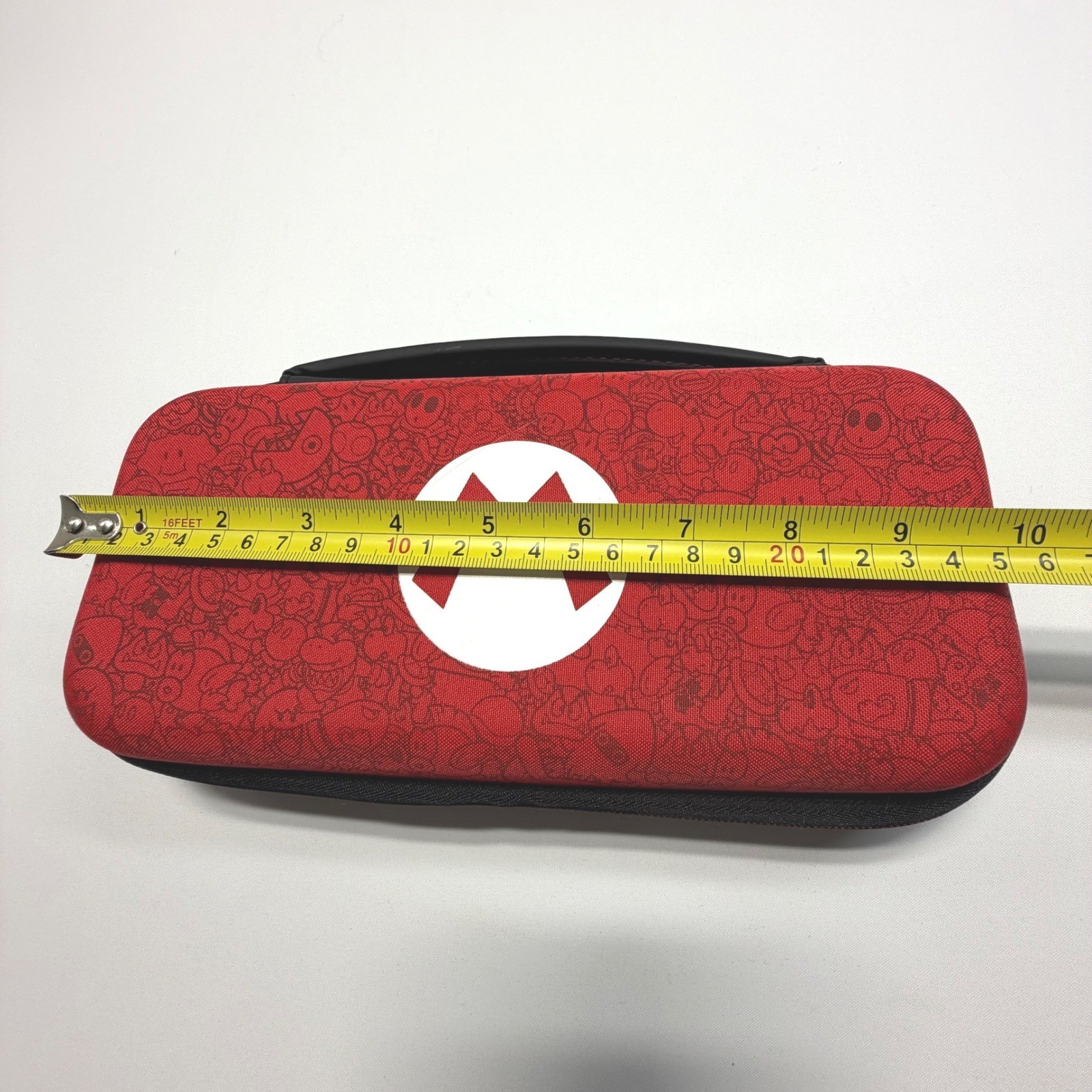 Nintendo Switch Carrying Case Mario Red Travel Hard Shell