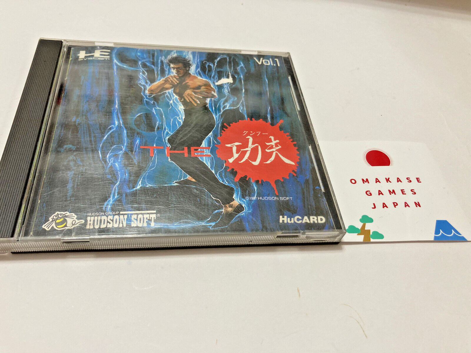 The Kung Fu PC Engine China Warrior PCE Game Japan JP w/Instruction HuCARD