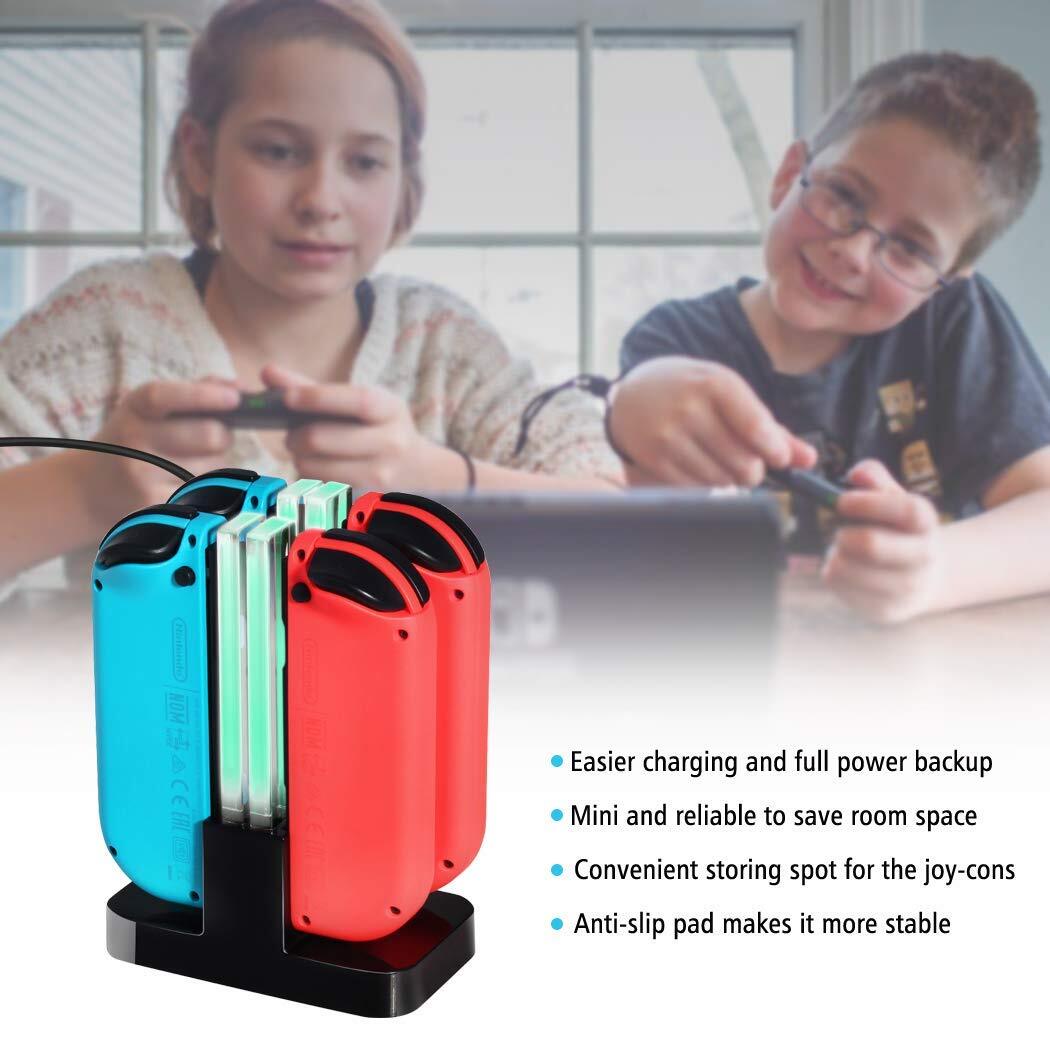 Switch Controller Charger for Nintendo Switch Joy-Cons Charging Dock Station