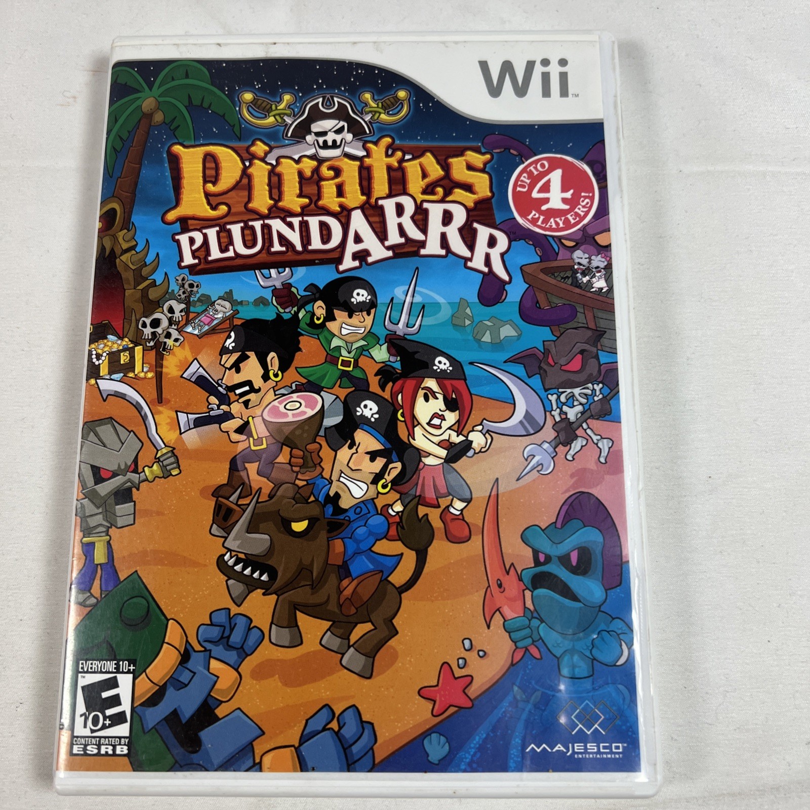 Pirates Of Plundarrr Wii Complete-Tested Works CIB-See Notes