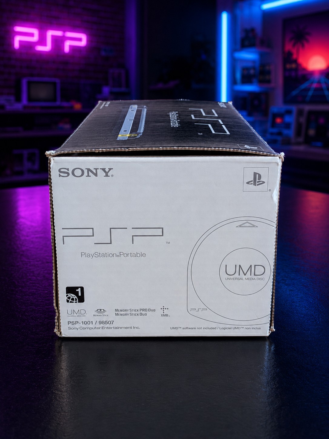 Sony PSP-1000 PlayStation Portable Black CIB 64GB Upgraded Firmware Tested