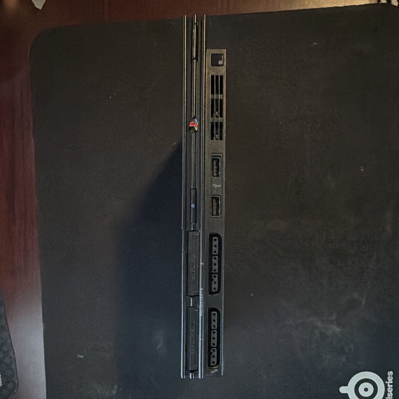 Sony PlayStation 2 Slim SCPH-75001 w/ 2 Controllers, Cables, memory Cards tested